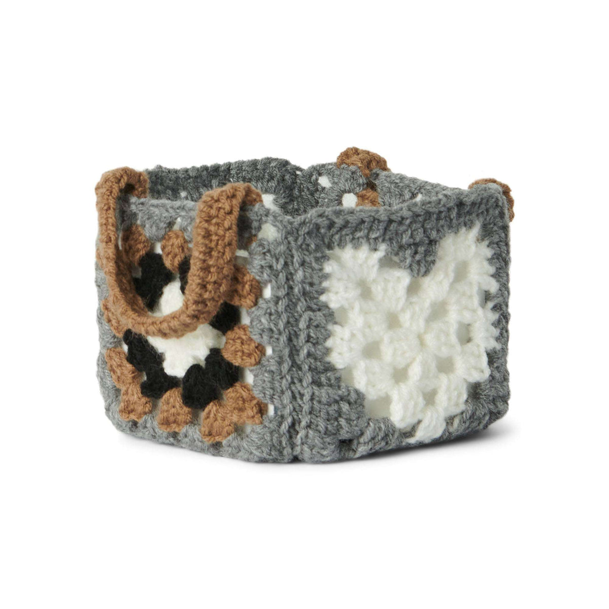 Crochet Basket made in Red Heart Super Saver Kits Yarn