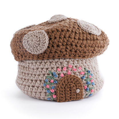 Red Heart Forest Floor Crochet Basket Red Heart Forest Floor Crochet Basket