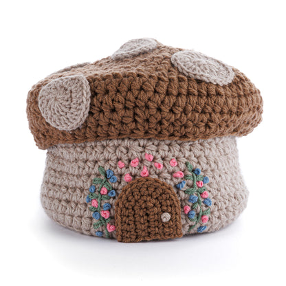 Red Heart Forest Floor Crochet Basket Red Heart Forest Floor Crochet Basket