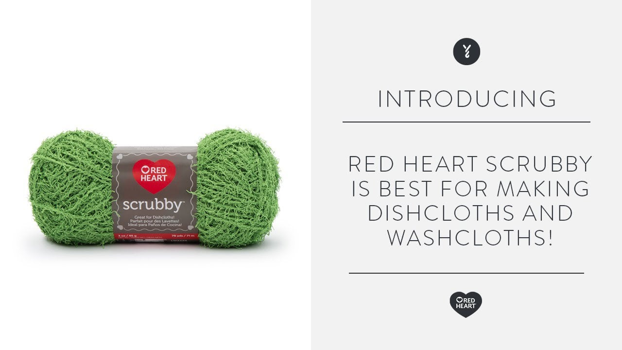 Red Heart Circle Scrubby Crochet