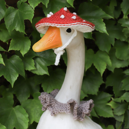 Red Heart Crochet Fun-Guy Porch Goose Outfit Red Heart Crochet Fun-Guy Porch Goose Outfit