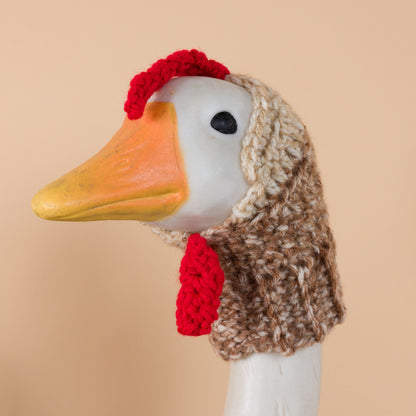 Red Heart Crochet Gobble Gobble Porch Goose Outfit Red Heart Crochet Gobble Gobble Porch Goose Outfit