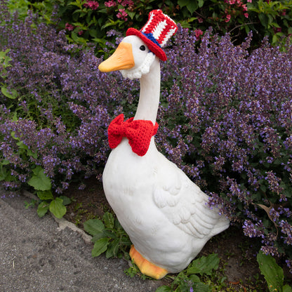 Red Heart Uncle Sam Crochet Hat & Beard Red Heart Uncle Sam Crochet Hat & Beard