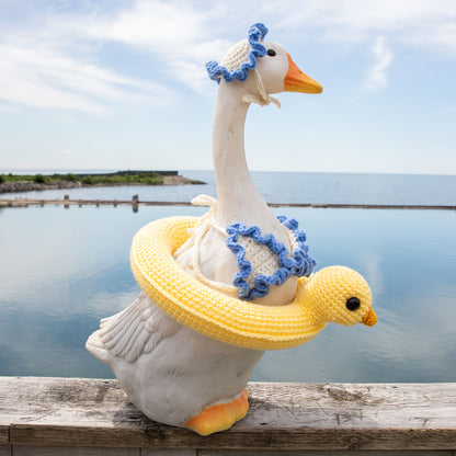 Red Heart Poolside Goose Crochet Outfit Red Heart Poolside Goose Crochet Outfit