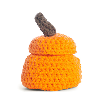 Red Heart Gourd-geous Crochet Pumpkin Jar Red Heart Gourd-geous Crochet Pumpkin Jar