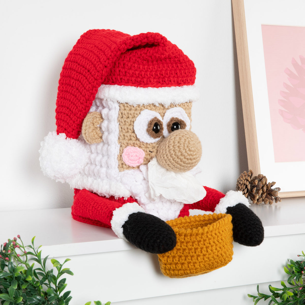 Crochet Holiday Décor made in Red Heart Yarn