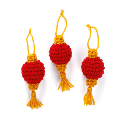 Red Heart Crochet Lunar Lanterns Red Heart Crochet Lunar Lanterns
