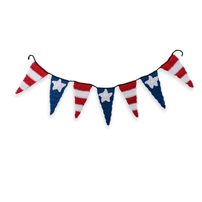 Red Heart Stars and Stripes Crochet Pennant Banner Red Heart Stars and Stripes Crochet Pennant Banner