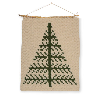 Red Heart Graphic Tree Crochet Wall Hanging Red Heart Graphic Tree Crochet Wall Hanging