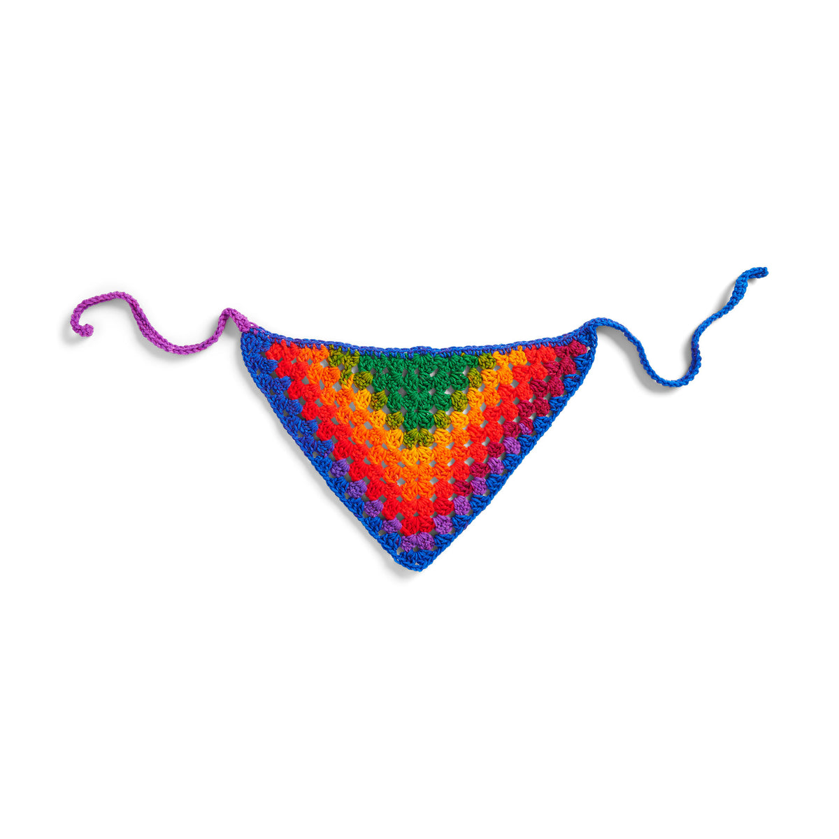 Crochet Matching Kerchiefs made in Red Heart Super Saver Yarn