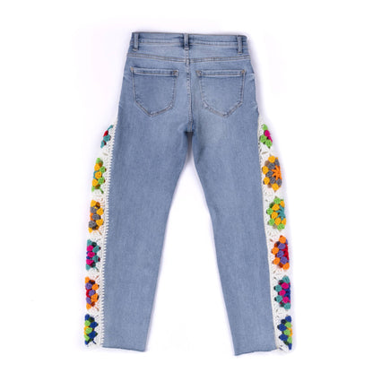 Red Heart Crochet Upcycled Denim Jeans Red Heart Crochet Upcycled Denim Jeans