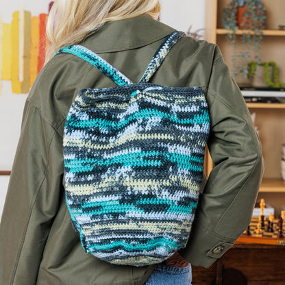 Red Heart Pack It Up Crochet Backpack Red Heart Pack It Up Crochet Backpack
