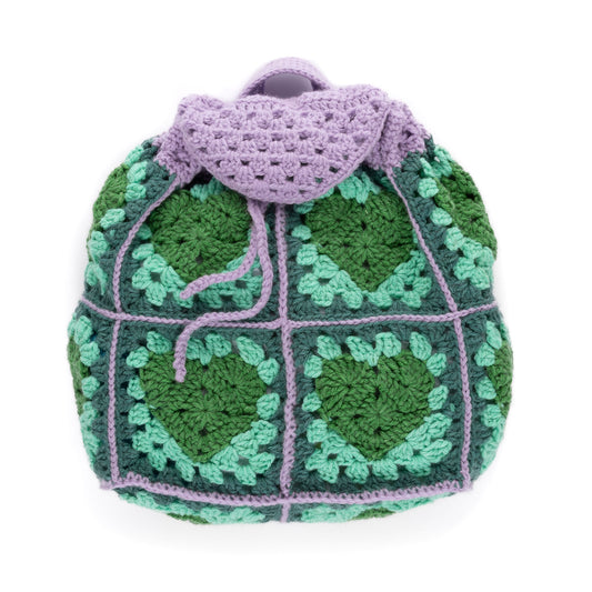 Red Heart Pack a Heart Crochet Backpack