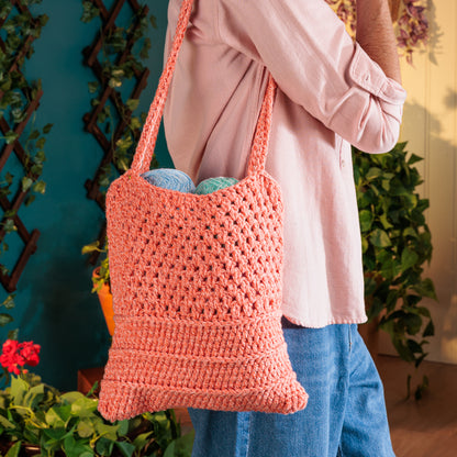 Red Heart Tote-ally Crochet Bag Red Heart Tote-ally Crochet Bag