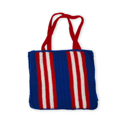 Red Heart Beachside Stripes Crochet Bag Red Heart Beachside Stripes Crochet Bag