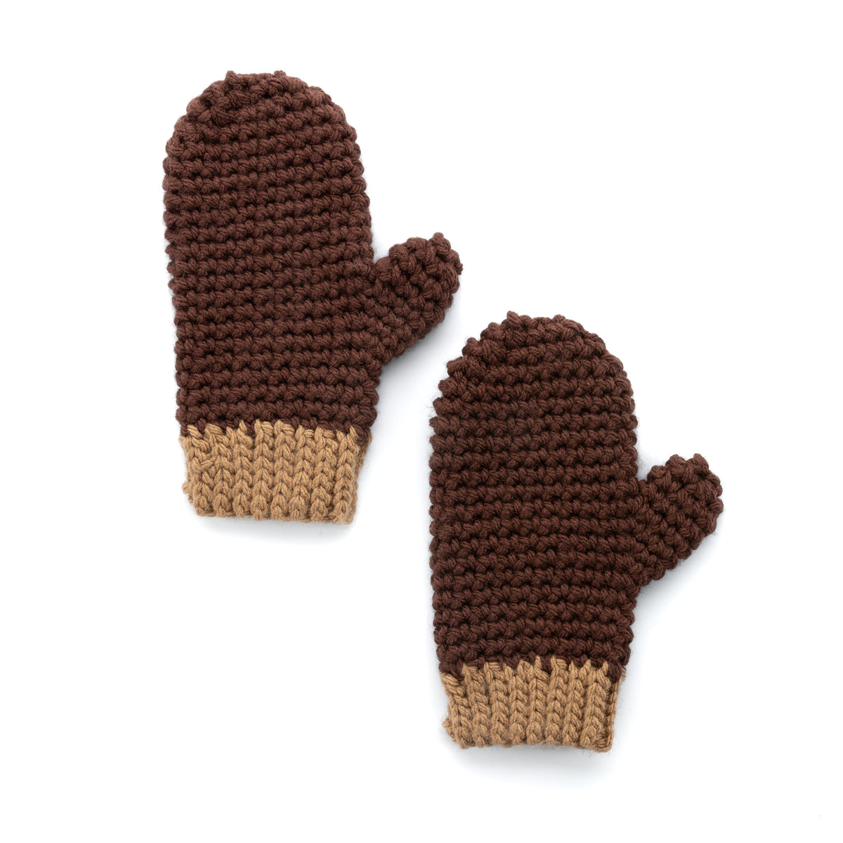 Pair of crochet mittens, Version 2