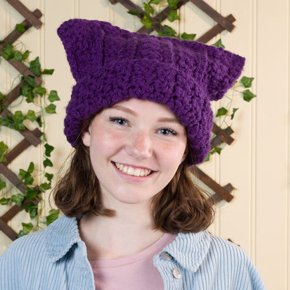 Red Heart Crochet Cat Hat Red Heart Crochet Cat Hat