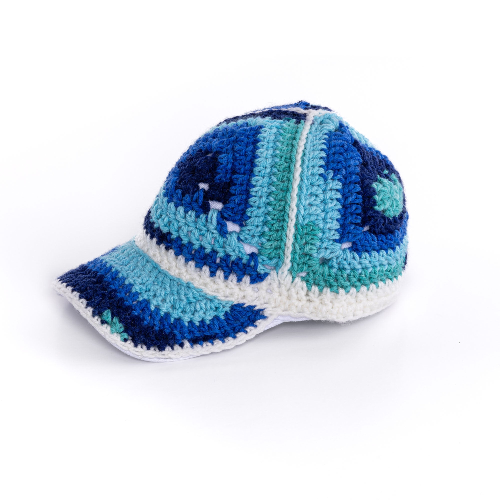 Free Easy Red Heart Crochet Upcycled Granny Cap​ Pattern