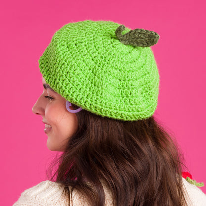 Red Heart Crochet Feeling Fruity Berets Pear