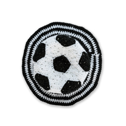 Red Heart Crochet Soccer Ball Hat Red Heart Crochet Soccer Ball Hat