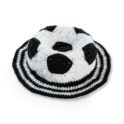 Red Heart Crochet Soccer Ball Hat Red Heart Crochet Soccer Ball Hat