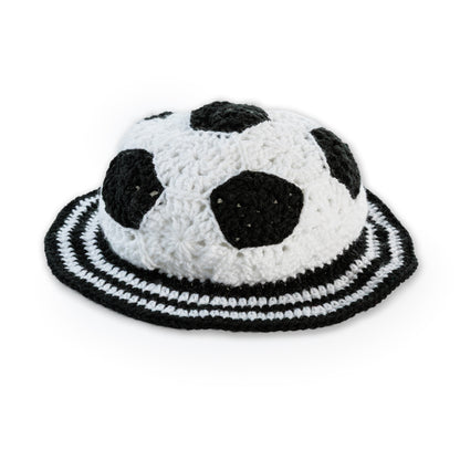 Red Heart Crochet Soccer Ball Hat Red Heart Crochet Soccer Ball Hat