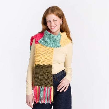 Red Heart Super Beginner Crochet Scarf Red Heart Super Beginner Crochet Scarf