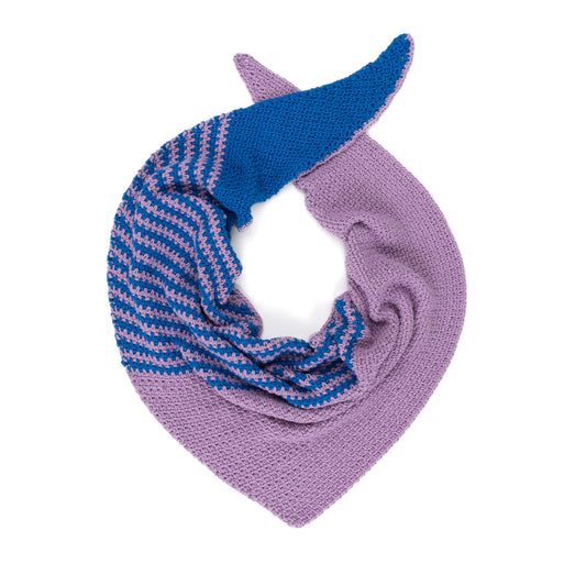 Red Heart Split the Balance Crochet Shawl