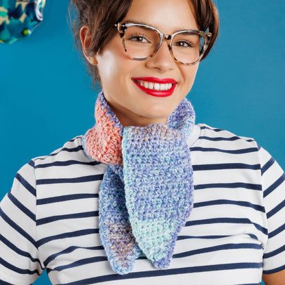 Red Heart Fine Line Crochet Scarf Red Heart Fine Line Crochet Scarf