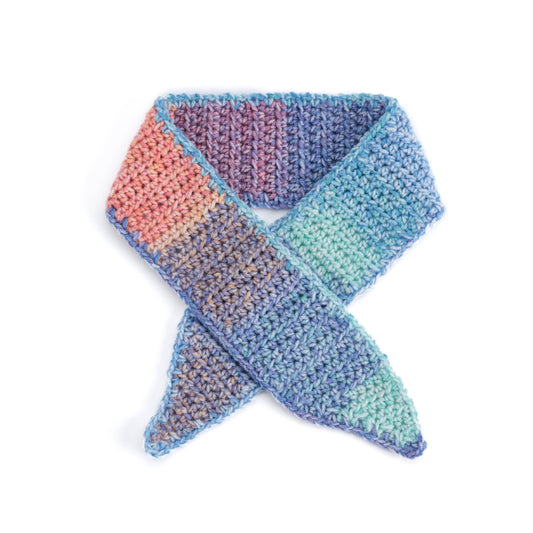 Red Heart Fine Line Crochet Scarf