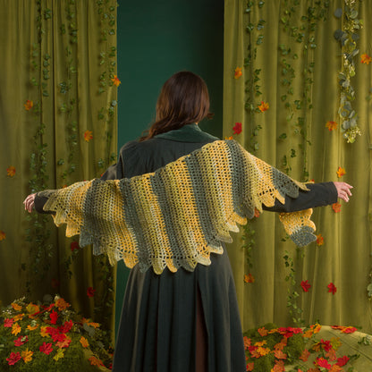 Red Heart Dragon’s Hoard Crochet Shawl Red Heart Dragon’s Hoard Crochet Shawl