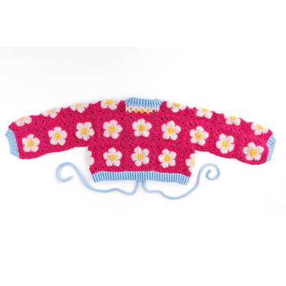 Red Heart Crochet Perfect Posy Wrap Cardigan Red Heart Crochet Perfect Posy Wrap Cardigan