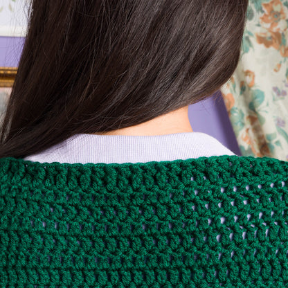 Red Heart Crochet Snuggle Sweater Red Heart Crochet Snuggle Sweater