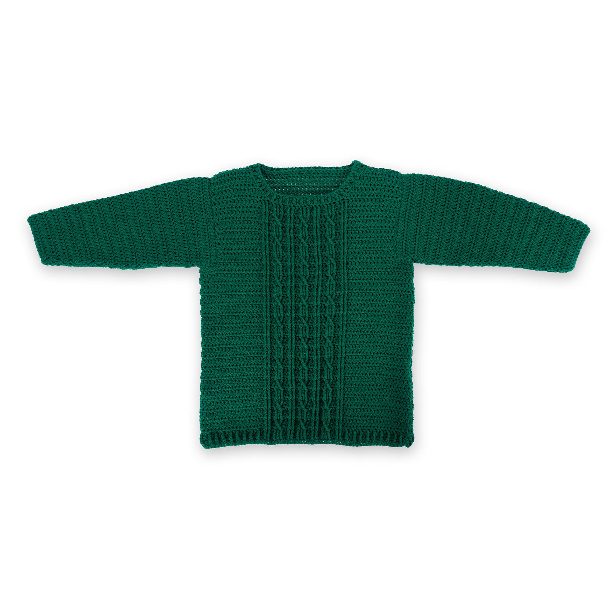 Free Intermediate Red Heart Crochet Snuggle Sweater​ Pattern