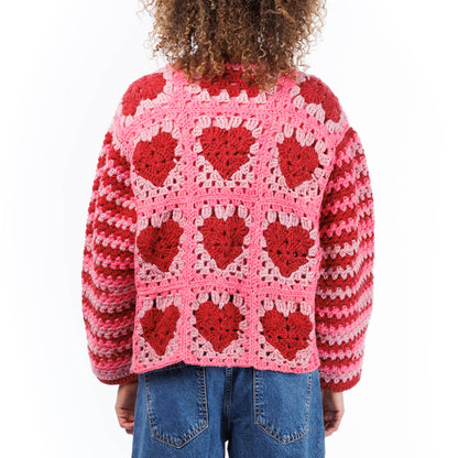 Red Heart Crochet Party Hearty Cardi Red Heart Crochet Party Hearty Cardi