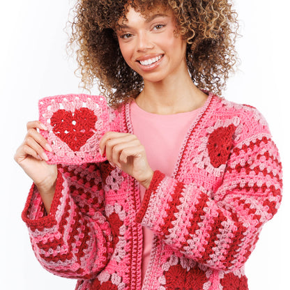 Red Heart Crochet Party Hearty Cardi Red Heart Crochet Party Hearty Cardi