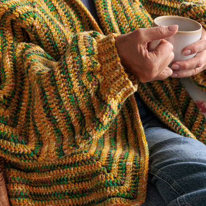 Red Heart Shaping Up Crochet Hexagon Cardigan Red Heart Shaping Up Crochet Hexagon Cardigan