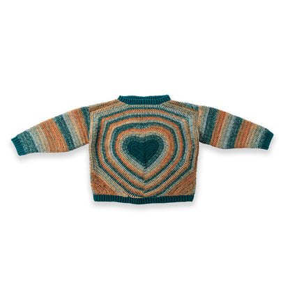 Red Heart Crochet From The Heart Sweater Red Heart Crochet From The Heart Sweater