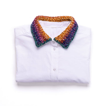 Red Heart Crochet Upcycled Collar Red Heart Crochet Upcycled Collar