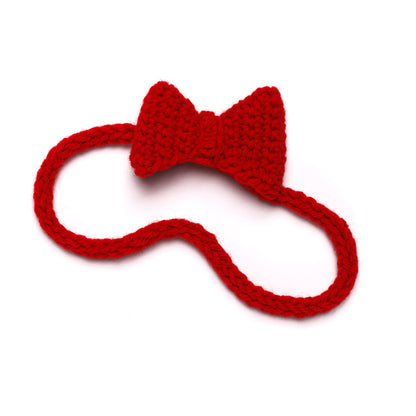 Red Heart Crochet Sweetheart Bow Headband Red Heart Crochet Sweetheart Bow Headband
