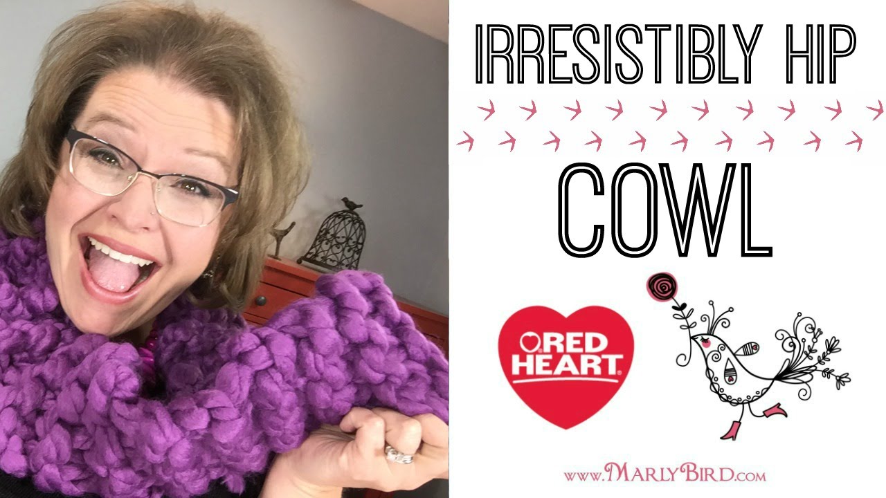 Red Heart Irresistibly Hip Cowl Knit