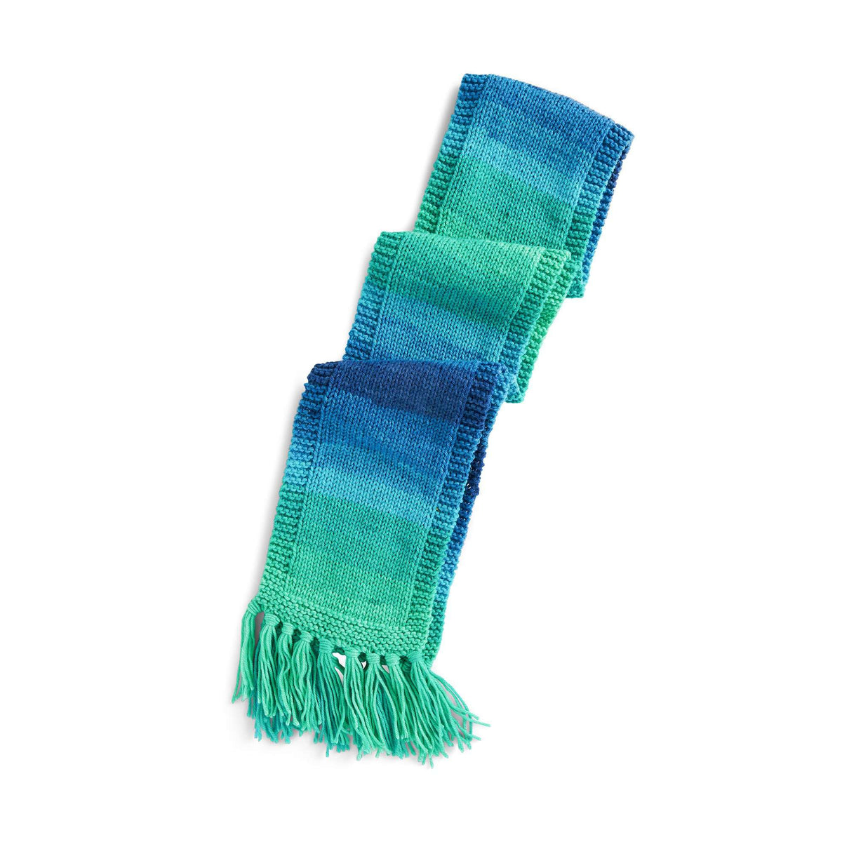 Knit Scarf made in Red Heart Super Saver Yarn