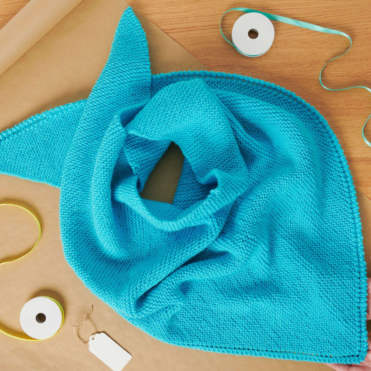 Knit  made in Red Heart Super Saver yarn