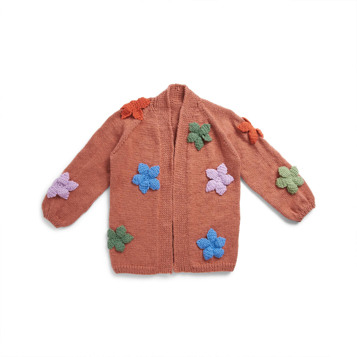 Knit Cardigan made in Red Heart Yarn