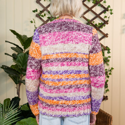 Red Heart Take it Easy Knit Cardigan Red Heart Take it Easy Knit Cardigan