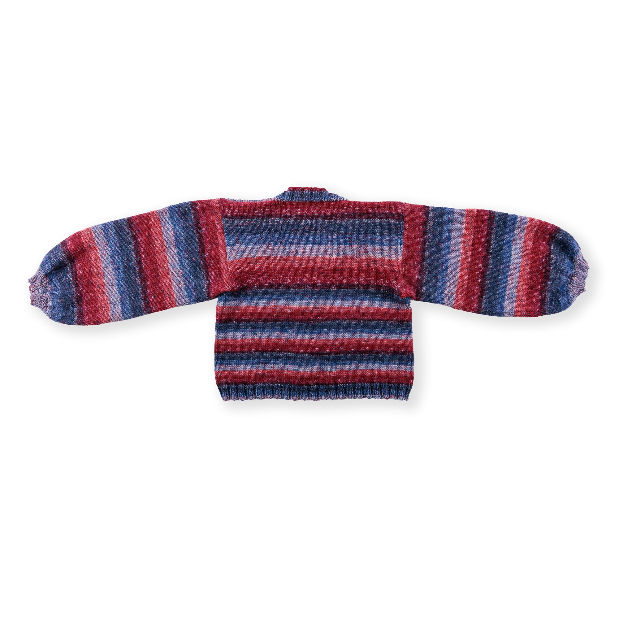 Free Easy Red Heart Knifty Knit Cardigan​ Pattern | Yarnspirations