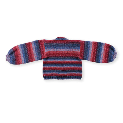 Red Heart Knifty Knit Cardigan Red Heart Knifty Knit Cardigan