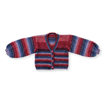 Red Heart Knifty Knit Cardigan Red Heart Knifty Knit Cardigan