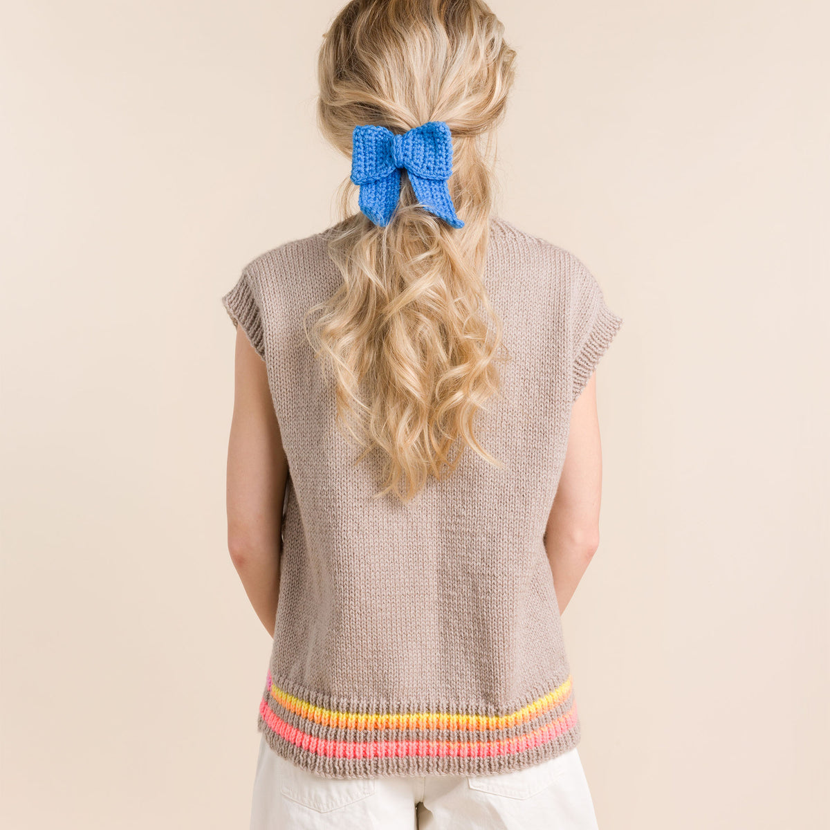 Knit Vest made in Red Heart Yarn