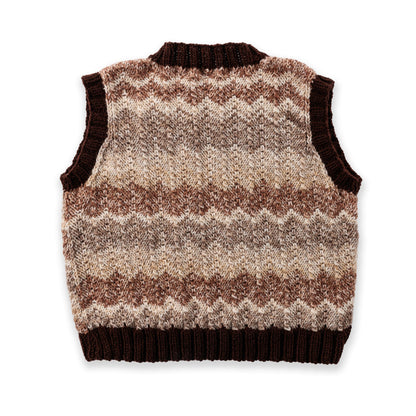 Red Heart Knit Ziggy Vest Version 2